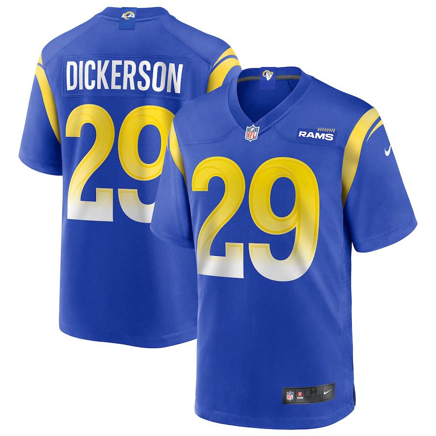 Men Los Angeles Rams #29 Eric Dickerson Nike Royal Game Retired Player NFL Jersey